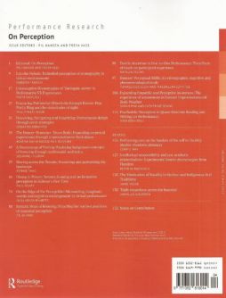 Back cover of Performance Research: Volume 26 Issue 2 - On Hell